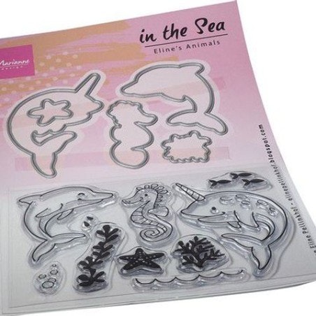 Marianne Design CLEARSTAMP + DIE EC0190 In the sea