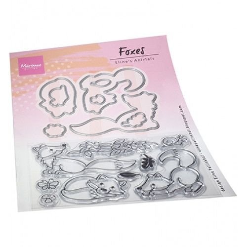 Marianne Design CLEARSTAMP + DIE EC0192 Eline's Fox