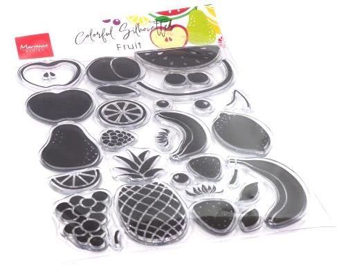 clearstamp marianne design CS1064 Colorfull Silhouette - Fruit