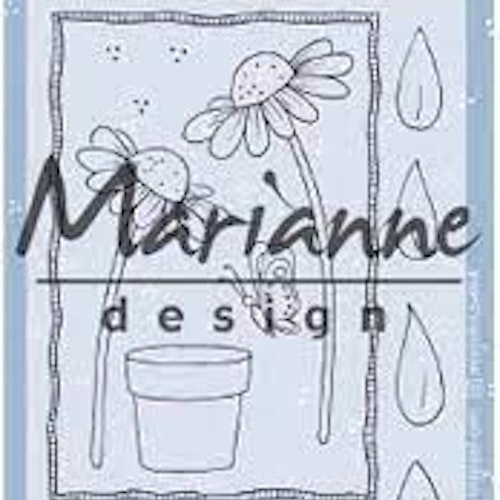 clearstamp marianne design MZ1903 Marjoleine's Daisies