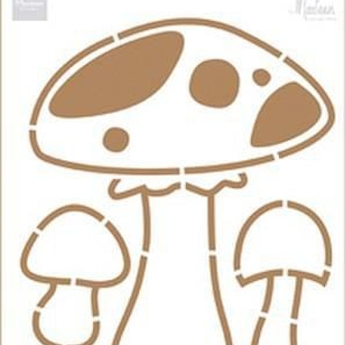 Marianne Design  mask - PS8015 Mushrooms