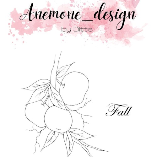 Anemone Stamp - Flowers Fall ADC028