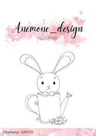 Anemone Stamp - Kanin ADC036