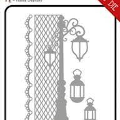 YVONNE DESIGN DIE YCD10197 lamppost