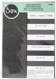 Opulent Cardstock 50stk A4 pack - Charcoal