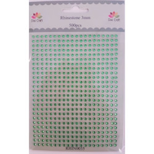 Dixi Craft Rhinsten 3mm RHIN0035 Limegrön