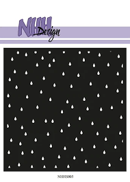 NHH Stencil - Rain NHHS005