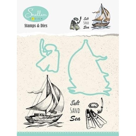 Nellie snellen dies & stamps - Boat HDCS001