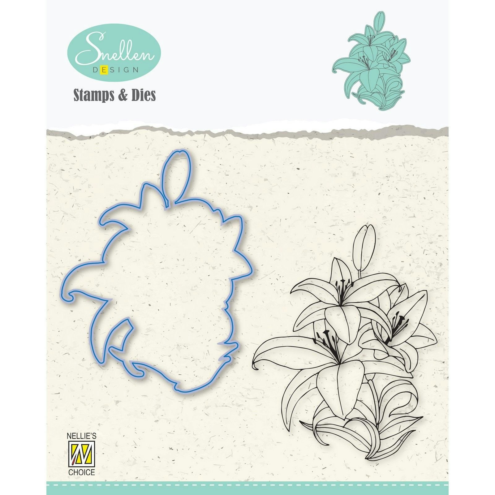 Nellie snellen dies & stamps - Lily” HDCS005