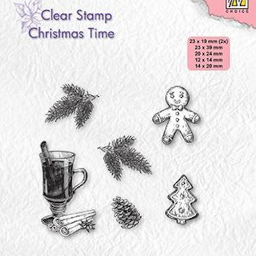 Clearstamps Nellie Snellen - Christmas Decoration CT037