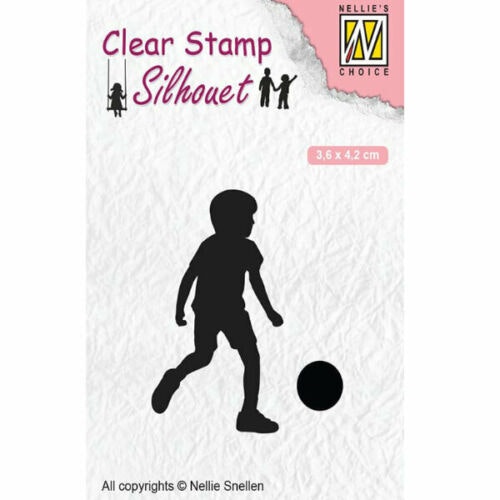 Clearstamps Nellie Snellen - Football Player SIL049