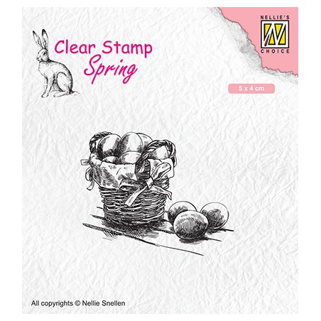 Clearstamps Nellie Snellen - Easter Eggs SPCS012