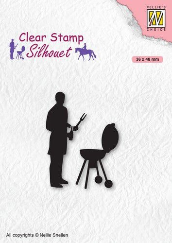 Clearstamps Nellie Snellen - Barbeque SIL071