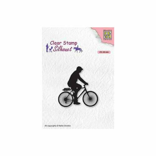 Clearstamps Nellie Snellen - Cyclist SIL072