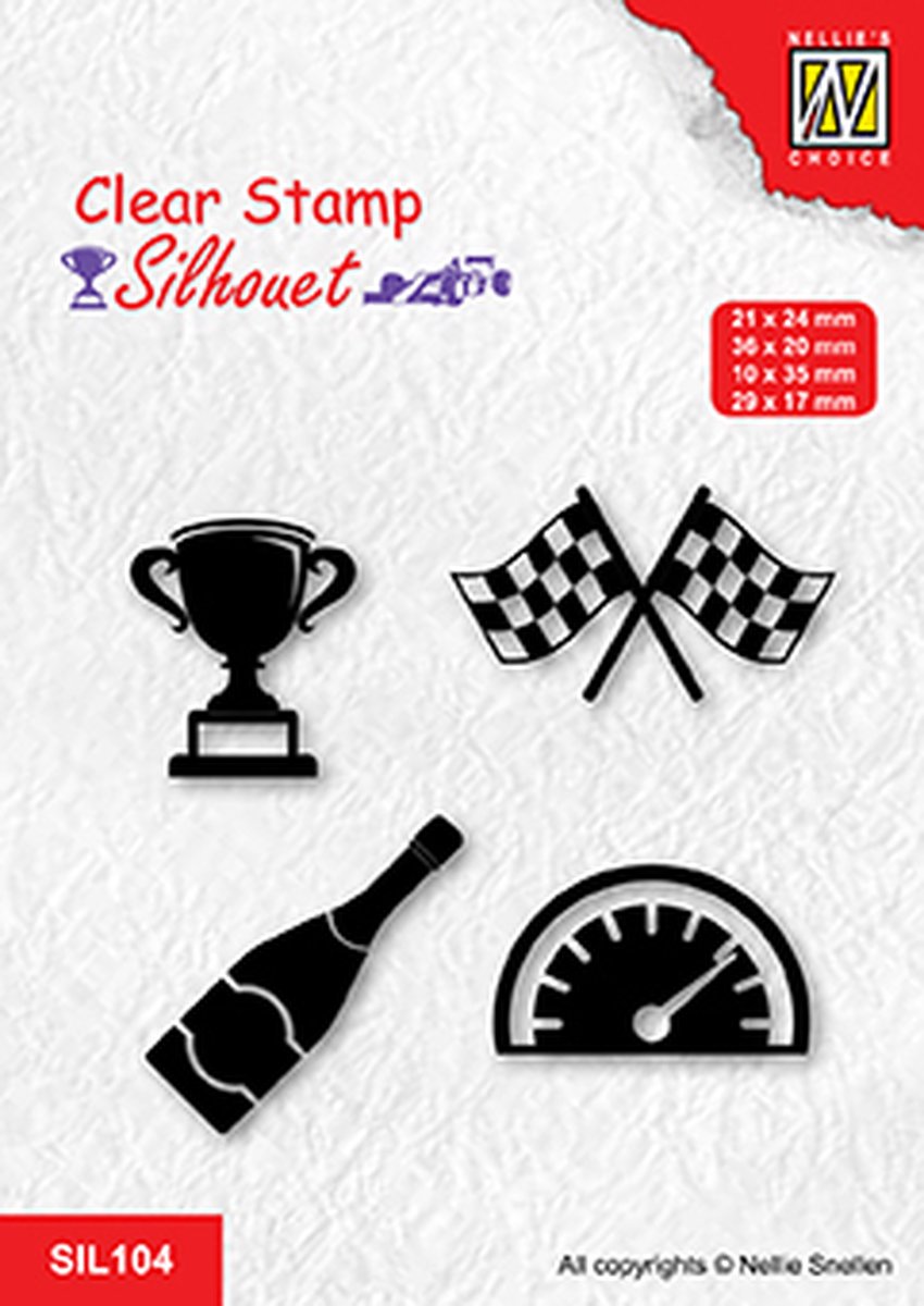 Clearstamps Nellie Snellen - Formula one serie-3 SIL104