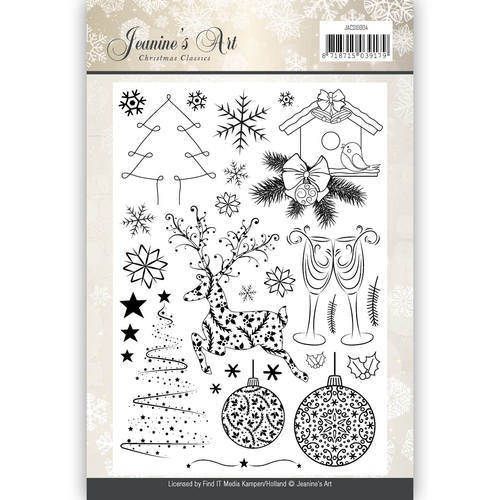 Jeanines Art clearstamps - christmas JAPP10001