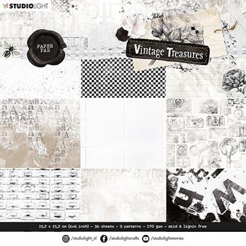 Studio Light Paper Pad Vintage Treasure SL-VT-PP43