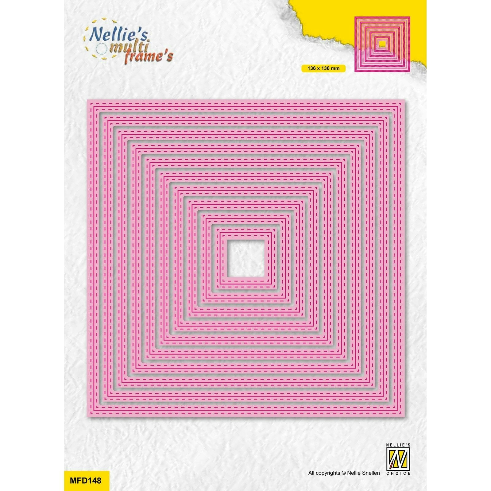 NELLIE SNELLEN dies - Double Stitchlines Square MFD148