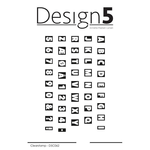 Design5 Stamps - Box Alphabet D5C062