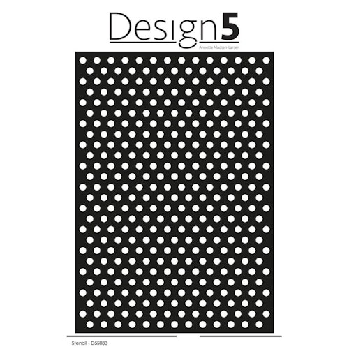 Design5 Stencil - Small Dots D5S033