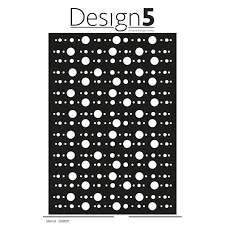 Design5 Stencil - Mixed Dots D5S037