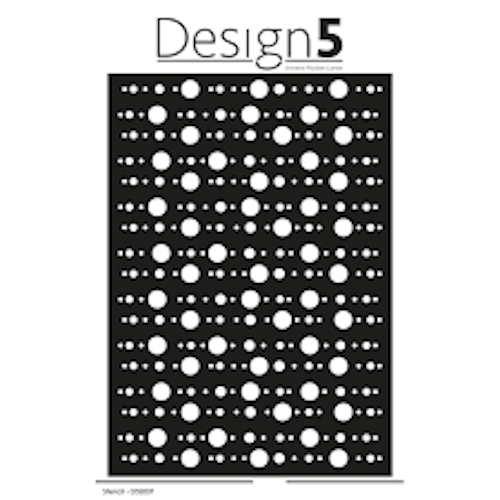 Design5 Stencil - Mixed Dots D5S037