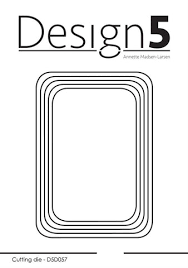 Design5 Dies - Rectangle Rounded corner" D5D057