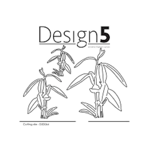 Design5 Dies - Tall Leaves D5D064