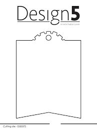 Design5 Dies - Big Gear Tag D5D073