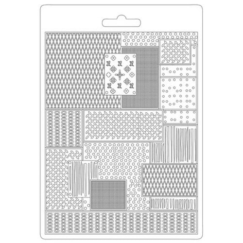 Stamperia soft mould, A5 - Lady Vagabond Lifestyle Metal Pattern (K3PTA5603)