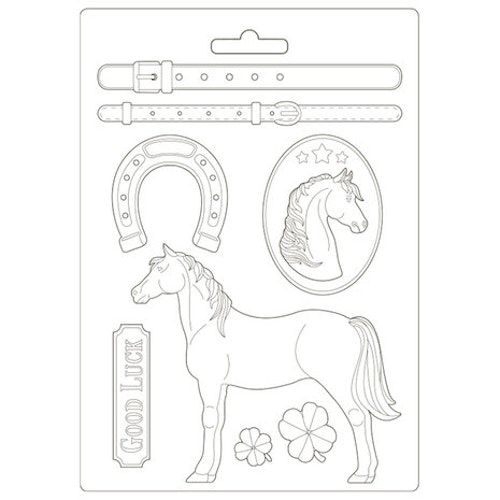 Stamperia Soft Mould A4 -  Romantic Horses Standing Horse (K3PTA4500)