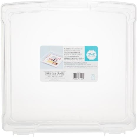 We R Memory Keepers Craft & Photo Translucent Plastic Storage 12X12