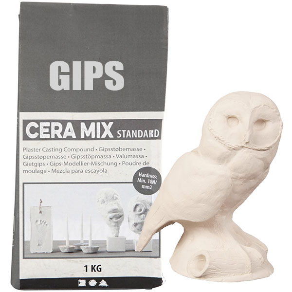 Gips 1 kg Cera-Mix Standard modellgips