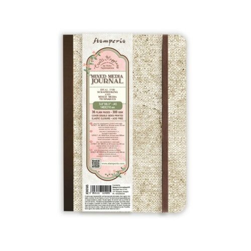 Stamperia Mixed media journal A6 - 36 plain pages 300 gsm