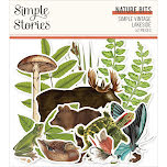 Simple Stories Bits & Pieces Die-Cuts 52/Pkg -SV Lakeside Nature