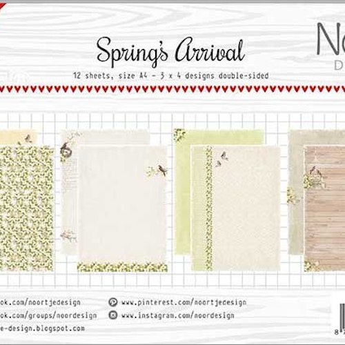 Joy!Crafts, A4 Papper 12st - Spring arrival