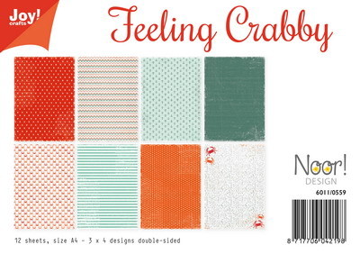 Joy!Crafts, A4 Papper 12st - feeling crabby