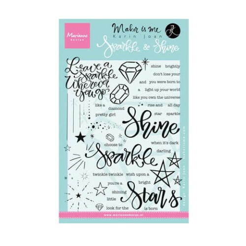 Marianne Design Stamps - sparkle and shine kj1704