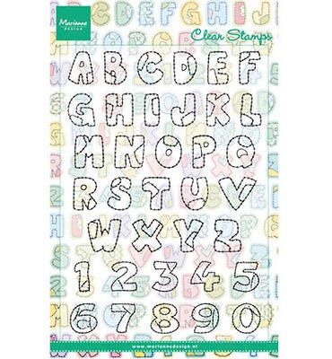 Marianne Design Stamps - patchwork alphabet cs0921