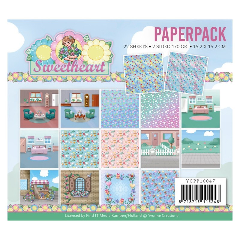 Paperpack 6x6, Yvonne Creations YCP10047