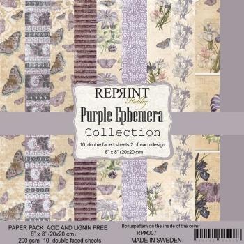 Reprint paperpack 6x6 - Purple Ephemera