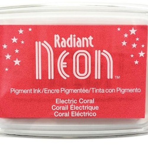 Tsukineko radiant neon - Electric coral