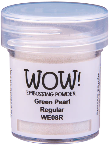 WOW! Embossing Powder "Pearlescents - Green Pearl - Regular" WE08R 15ml