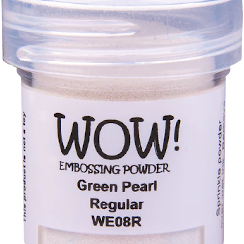 WOW! Embossing Powder "Pearlescents - Green Pearl - Regular" WE08R 15ml