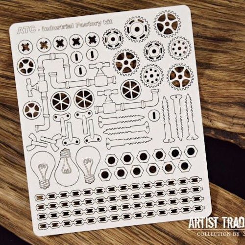 Snipart Chipboard - 35278 ATC – Industrial Factory – kit