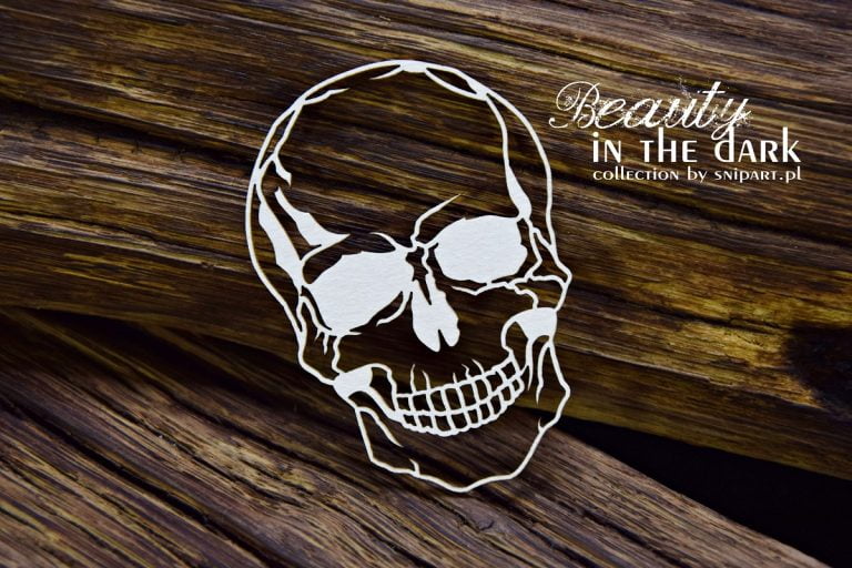 Snipart Chipboard - 14803 Beauty in the Dark – Small Skull