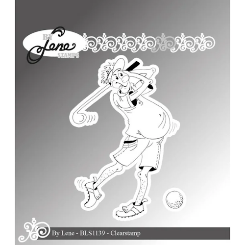 By Lene Stamps - BLS1140 funny golfer 1