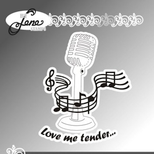 By Lene Stamps - BLS1151 love me tender