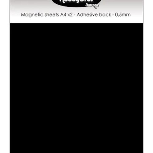 HobbyGros Storage "Magnetic Sheets A4 (2 pcs) - Adhesive Back" SS109