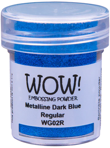 WOW! Embossing Powder "Metallines - Dark Blue Metalline - Regular" WG02R